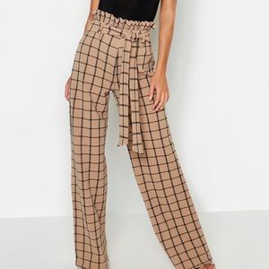 High Waist Wide Leg Pants